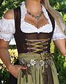 "Neubrunn" dirndl + apron