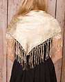 Shawl of silk