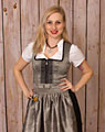 "Offingen" Stretch-Dirndl mit Schürze