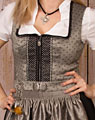 "Offingen" Stretch-Dirndl mit Schürze