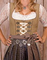 "Rieden" Dirndl mit Schürze