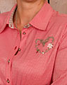 "Röttenbach" Bluse Krempelarm
