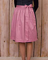 Cotton apron short rose