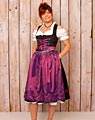 "Scheinfeld" Dirndl mit zwei Schürzen