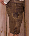 "Schwaigen" leather trousers