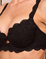 Bra for dirndl, black