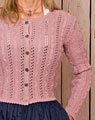 "Steingaden" Strickjacke altrosa