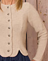 "Stammbach" Strickjacke beige