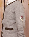 "Stettfeld" Strickjacke grau