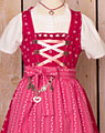 "Spalt" Dirndl, Bluse, Schürze