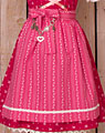 "Spalt" Dirndl, Bluse, Schürze