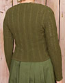 "Sonnefeld" Strickjacke oliv