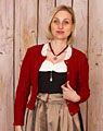 "Steinkirchen" Strickjacke weinrot