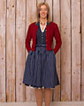 "Steinkirchen" Strickjacke weinrot