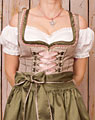 "Teublitz" dirndl + apron