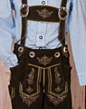 "Teising" Kniebund-Lederhose