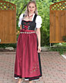 "Vohenstrauß" dirndl + apron