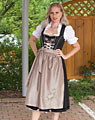 "Waffenbrunn" dirndl + apron