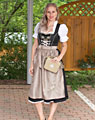 "Waffenbrunn" dirndl + apron