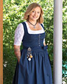 "Wasserburg" Dirndl mit Schürze