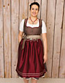 "Weismain" Dirndl mit Schürze