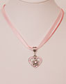 "Lilli" necklace rose Satin