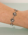 "Blume" Armband Perle