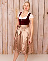 "Anger" Samt Dirndl mit Schürze