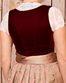 "Anger" Samt Dirndl mit Schürze