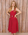 "Burgheim" dress without apron red