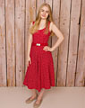 "Burgheim" dress without apron red