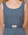 "Burgberg" dress without apron blue