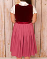 "Bischofsmais" Samt Dirndl mit Schürze