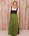 Dirndl-Schürze lang oliv