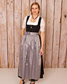 Apron long, silver