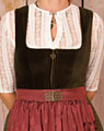 "Eichen" Samt Dirndl mit Schürze