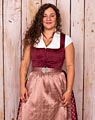 "Tönning" Samtdirndl mit Schürze