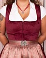 "Tönning" Samtdirndl mit Schürze