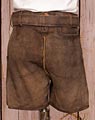 "Dornheim" kurze Lederhose mit G&uuml;rtel