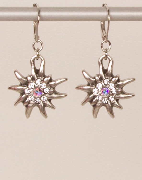 "Wilma" earrings crystal - Bild vergrößern