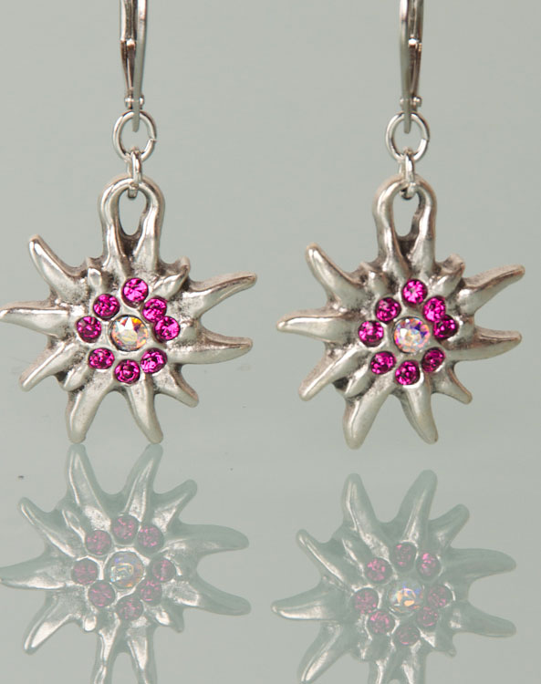 "Wilma" earring pink - Bild vergrößern