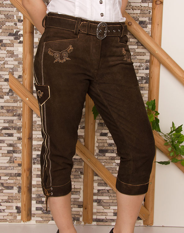 "Carolin" leather trousers - Bild vergrößern