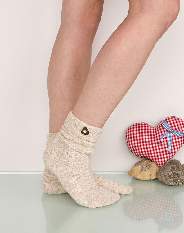 "Herz" Damen Socken - Bild vergrößern