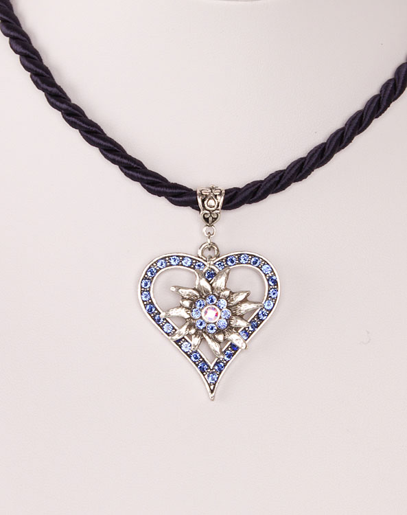 "Vroni" necklace blue - Bild vergrößern