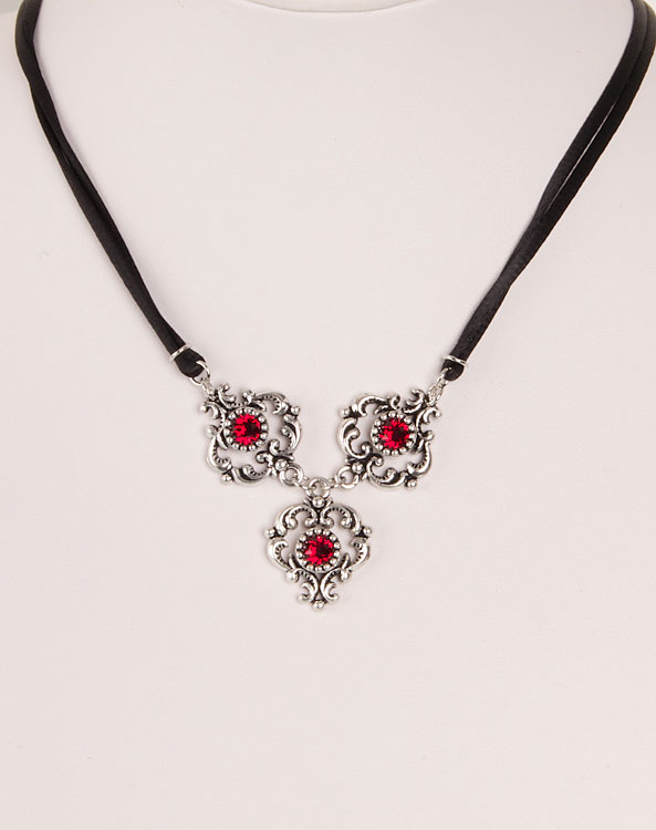 "Ella" necklace red - Bild vergrößern