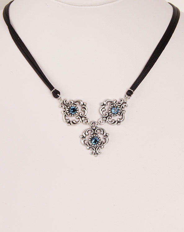 "Ella" necklace blue - Bild vergrößern