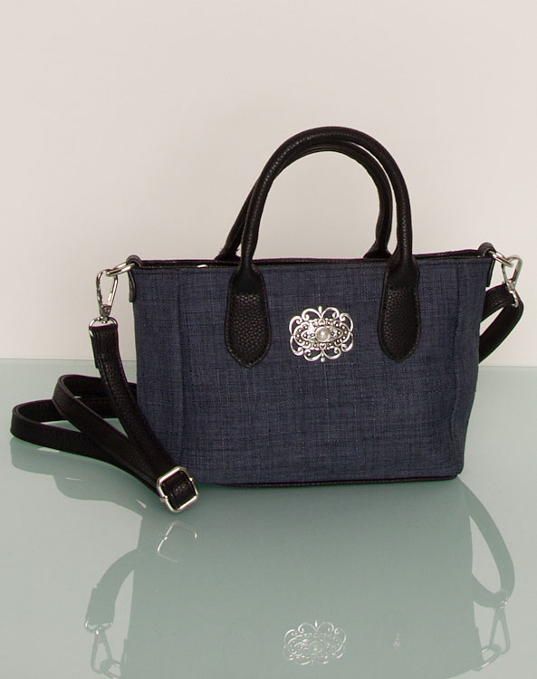 "Lena" shopper bag dark blue - Bild vergrößern
