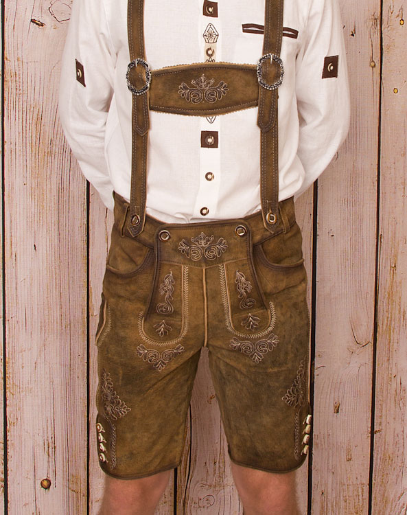 "Wiesau" leather trousers - Bild vergrößern