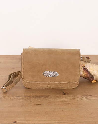 "Hainfeld" Umhängetasche taupe - Bild vergrößern