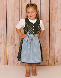 Dirndl Kind Gr. 62-164